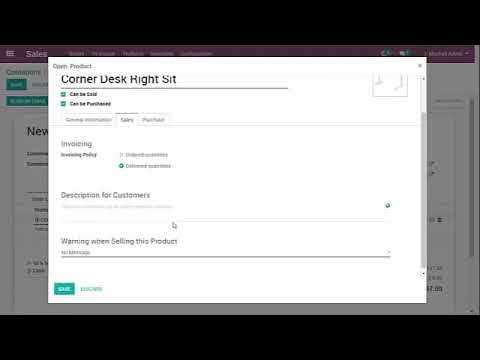 Other Features Lock Confirmed order, Invoicing Policy, Warning Message